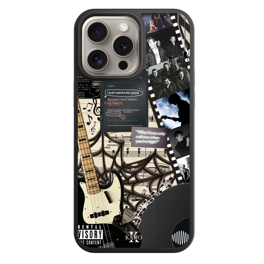 🎶 Arctic Music Collage Phone Case