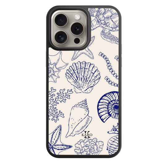 Ocean Sketch Seashell Case 🐚